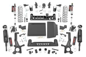 Rough Country - 71250 | Rough Country 6 Inch Lift Kit With Rear Coils Springs For Toyota Tundra 4WD | 2022-2024 | Vertex Coilovers, Vertex Shocks