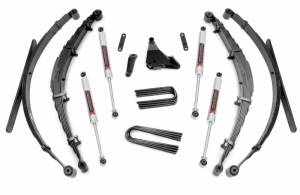 Rough Country - 49740 | Rough Country 6 Inch Lift Kit With Rear Leaf Springs For Ford F-250/F-350 Super Duty 4WD | 1999-2004 | M1 Shocks