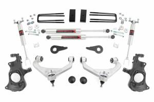 Rough Country - 95740 | Rough Country 3.5 Inch Knuckle Lift Kit For Chevrolet / GMC 2500 HD/3500 HD | 2011-2019 | M1 Shocks