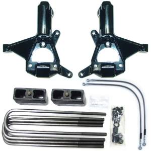 CST Suspension - CSK-G1-1 | CST Suspension 3.5 to 5.5 Inch Spindle Stage 1 Suspension System (2007-2018 Silverado, Sierra 1500 2WD | OE Cast Steel Control Arms)