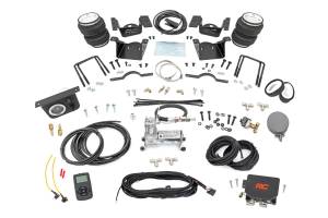 Rough Country - 10007WC | Rough-Country Air Spring Kit w/compressor | Wireless Controller |  0-7.5" Lift | Chevrolet/GMC 2500HD/3500HD (11-19)