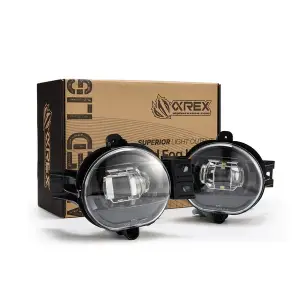 AlphaREX - 210005 | Alpharex DoubleTap Dual Color LED Projector Fog Lights For Dodge Ram 1500 (2002-2008) / Ram 2500/3500 (2003-2009) | No Bezel | White/Amber