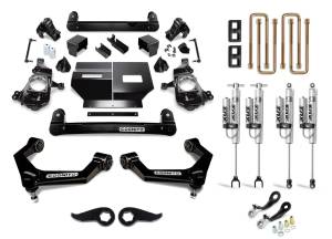 Cognito Motorsports - 110-P1270 | Cognito 5 Inch Performance Leveling Kit With PSRR 2.0 Shocks (2020-2024 Silverado, Sierra 2500 HD, 3500 HD 2WD/4WD)