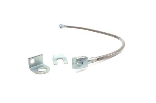 Rough Country - 89703 | Jeep Rear Stainless Steel Brake Line | 4-6in (TJ/YJ/XJ)