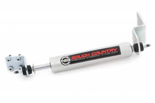 Rough Country - 8738630 | Rough Country N3 Steering Stabilizer For Chevy C1500/K1500 Truck/SUV 2WD | 1988-1999