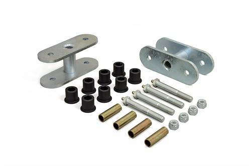 Daystar Suspension - KJ61001BK | 1/2 Inch Jeep Lift Shackle Front or Rear Greaseable (1959-1975 CJ 4WD)