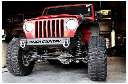 Rough Country - 1011 | Rough Country Stubby Front Bumper For Jeep YJ/TJ Wrangler |1998-2006