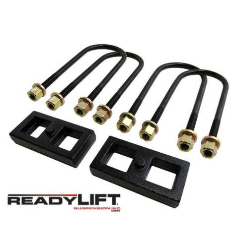ReadyLIFT Suspensions - 66-1101 | 1 Inch Dodge Rear Block & U Bolt Kit