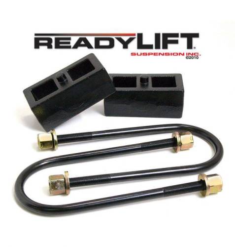 ReadyLIFT Suspensions - 66-1102 | 2 Inch Dodge Rear Block & U Bolt Kit