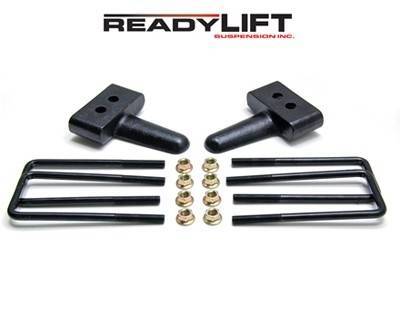 ReadyLIFT Suspensions - 66-2051 | 1.5 Inch Ford Rear Block & U Bolt Kit