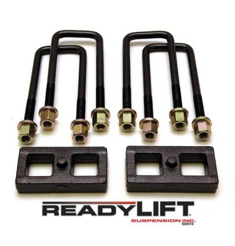 ReadyLIFT Suspensions - 66-4001 | 1 Inch Nissan Rear Block & U Bolt Kit