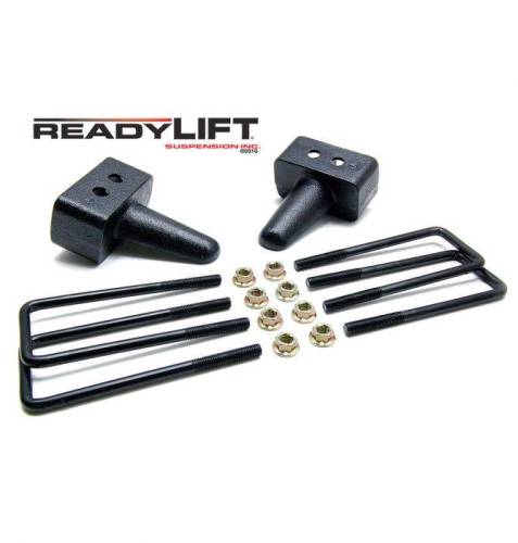 ReadyLIFT Suspensions - 66-2053 | 3 Inch Ford Rear Block & U Bolt Kit