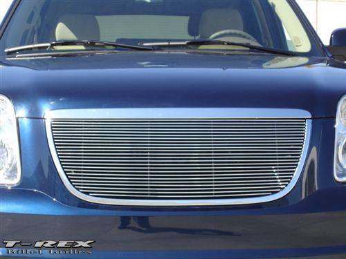 T-Rex Billet - 21171 | T-Rex Billet Series Grille | Horizontal | Aluminum | Polished | 1 Pc | Overlay