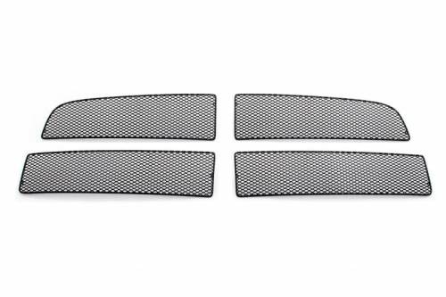 GrillCraft Sport Grilles - DOD1009B | MX Grille Upper 4pc Insert - Black Powder Coat