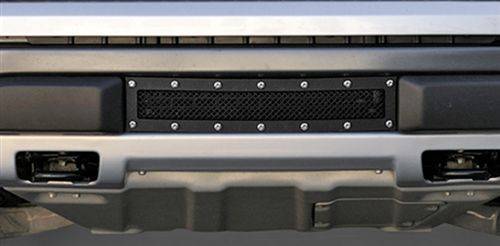 T-Rex Billet - 6725661 | T-Rex X-Metal Series Studded Bumper Grille | Small Mesh | Mild Steel | Black | 1 Pc | Overlay | [Available While Supplies Last]