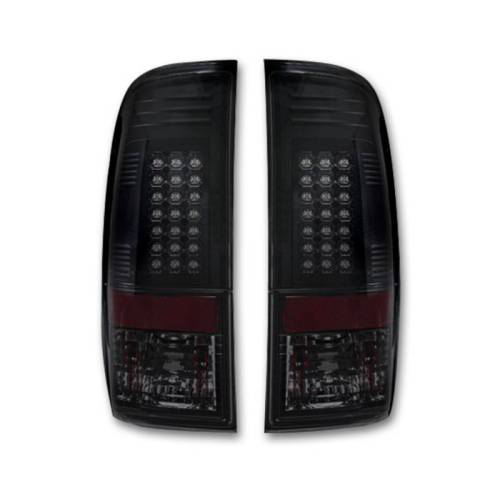 Recon Truck Accessories - 264176BK | LED Tail Lights – Smoked Lens
