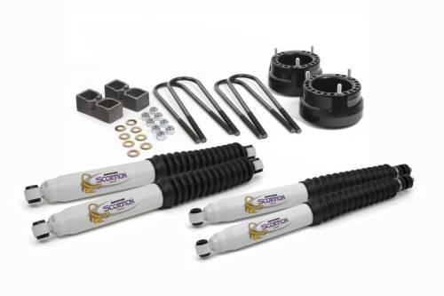 Daystar Suspension - KC09129BK | 2 Inch Dodge Suspension Lift Kit w/ Scorpion Shocks (1994-2013 Ram 2500, 3500 4WD | Dana 70 Axle, NO Overloads