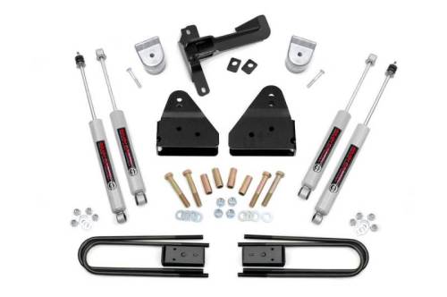 Rough Country - 516.20 | 3 Inch Ford Suspension Lift Kit w/ Premium N3 Shocks