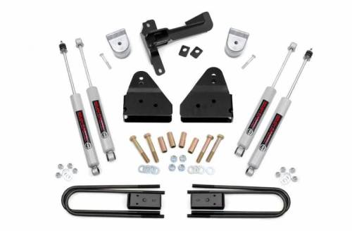 Rough Country - 561.20 | 3 Inch Ford Suspension Lift Kit w/ Premium N3 Shocks