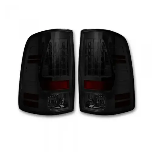 Recon Truck Accessories - 264236BK | LED Tail Lights (Replaces Factory OEM LED Tail Lights ONLY) – Smoked Lens