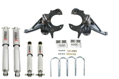 Belltech - 614SP | Belltech 2 Inch Front / 3 Inch Rear Complete Lowering Kit with Street Performance Shocks (1982-2004 S10/S15 | 1983-1997 Blazer/Jimmy 2WD)