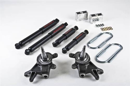 Belltech - 440ND | 2 Inch Front / 3 Inch Rear Complete Lowering Kit with Nitro Drop Shocks (1983-1997 Pickup/Hardbody 2WD)