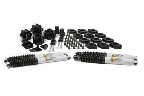 Daystar Suspension - KJ09156BK | 4 Inch Jeep Combo Lift Kit with Tuff Country Shocks (2007-2018 Jeep Wrangler JK)