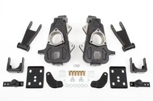 McGaughys Suspension Parts - 94002 | McGaughys 2 Inch Front / 4 Inch Lowering Kit, 2002-2005 Dodge Ram 1500 2WD All Cabs