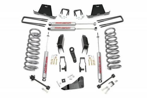 Rough Country - 347.23 | 5 Inch Dodge Suspension Lift Kit w/ Premium N3 Shocks (Gas Engine)