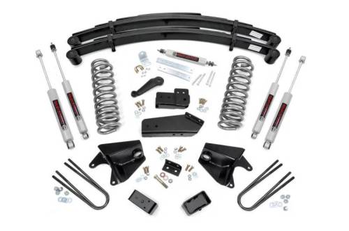 Rough Country - 525.20 | 6 Inch Ford Suspension Lift Kit  w/ Premium N3 Shocks