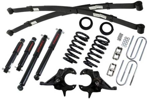 Belltech - 616ND | Belltech 4 or 5 Inch Front / 5 Inch Rear Complete Lowering Kit with Nitro Drop Shocks (1982-2004 S10/S15 | 1983-1994 Blazer/Jimmy)