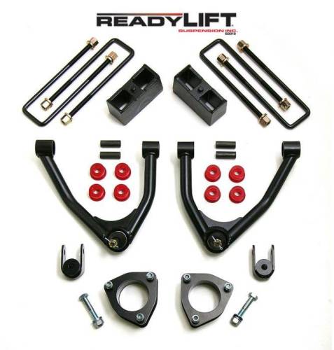 ReadyLIFT Suspensions - 69-3285 | ReadyLift 4 Inch SST Lift Kit 4.0 F / 1.75 R For Chevrolet Silverado / GMC Sierra | 2007-2020