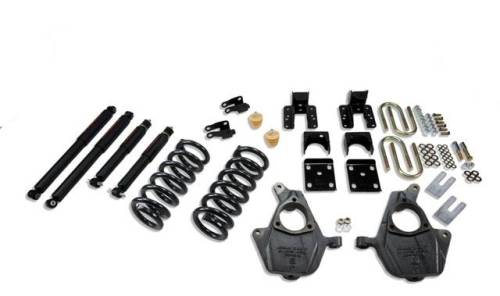 Belltech - 674ND | Belltech Complete 3-4/5 Lowering Kit With Nitro Drop Shocks For Chevrolet Silverado / GMC Sierra 1500 2WD Crew Cab | 2004-2007