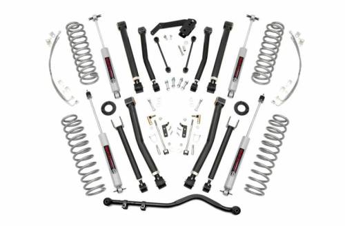 Rough Country - 67430 | 4 Inch Jeep X-series Suspension Lift Kit (07-18 Wrangler JK Unlimited)