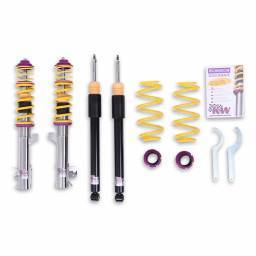 KW Suspension - 10250008 | KW V1 Coilover Kit (Honda Civic (all excl. Hybrid) with 14mm (0.55") front strut lower mounting bolt)