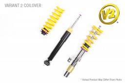 KW Suspension - 15250008 | KW V2 Coilover Kit (Honda Civic (all excl. Hybrid) with 14mm (0.55") front strut lower mounting bolt)