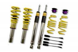 KW Suspension - 15210097 | KW V2 Coilover Kit Bundle (Audi A4, S4 (8K/B8) with electronic damping controlSedan FWD + Quattro; all engines)