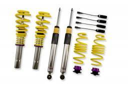 KW Suspension - 15210099 | KW V2 Coilover Kit Bundle (Audi A4, S4 (8K/B8) with electronic damping controlAvant Quattro All)