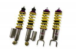 KW Suspension - 35261021 | KW V3 Coilover Kit Bundle (Chevrolet Corvette (C5); Coilover Conversion incl. leaf spring removal; all models incl. Z06; with electronic shock control)