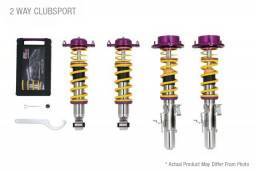 KW Suspension - 35261711 | KW V3 Clubsport Kit  (Chevrolet Corvette (C5); all models incl. Z06; Coilover Conversion incl. leaf spring removal; without electronic shock control)