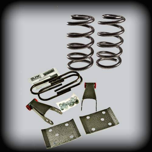 DJM Suspension - DJM2510-23 | DJM Suspension 2 Inch Front / 3 Inch Rear Lowering Kit (2007-2014 Silverado, Sierra 1500 2WD)