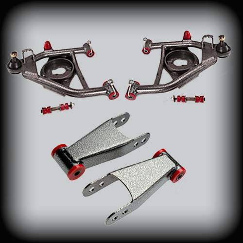 DJM Suspension - DJM2555-22 | DJM Suspension 2 Inch Front / 2 Inch Rear Lowering Kit (1995-1999 Tahoe, Yukon 2WD)