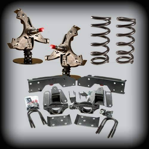 DJM Suspension - DJM1029-44-2 | DJM Suspension 4 Inch Front / 4 Inch Rear Lowering Kit (1995-1999 Tahoe, Yukon 2WD | 2 Door ONLY)