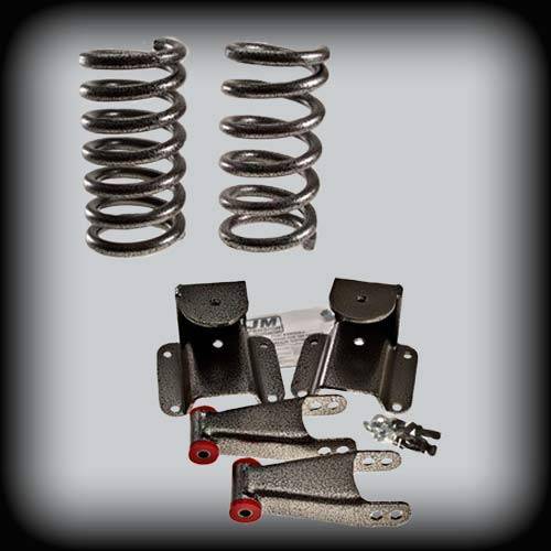 DJM Suspension - DJM2391-24 | DJM Suspension 2 Inch Front / 4 Inch Rear Lowering Kit (1994-1999 Ram 1500 Pickup 2WD)