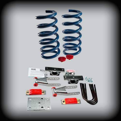 DJM Suspension - DJM2392-24 | DJM Suspension 2 Inch Front / 4 Inch Rear Lowering Kit (2002-2005 Ram 1500 Pickup 2WD)