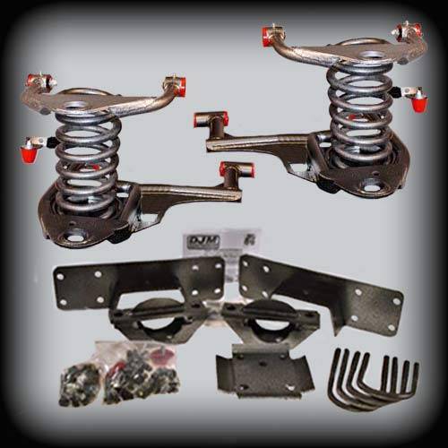 DJM Suspension - DJM2390-46 | DJM Suspension 4 Inch Front / 6 Inch Rear Lowering Kit (2000 Ram 1500 Pickup 2WD)