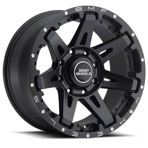 BMF Wheels - 668SB-010817019 | BMF Wheels B.A.T.L. 20X10 8X170, -19mm | Stealth Black | Only SOLD IN COMPLETE SETS OF 4