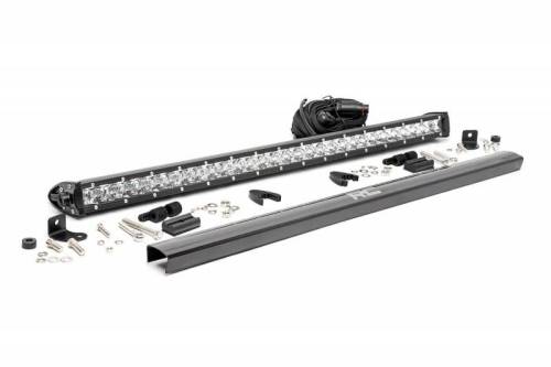 Rough Country - 70730 | 30-inch Cree LED Light Bar - (Single Row | Chrome Series)