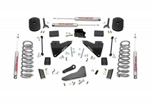 Rough Country - 36520 | 5 Inch Dodge Suspension Lift Kit w/ Coil Springs, Premium N3 Shocks (Diesel Engine)