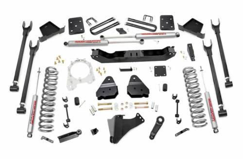 Rough Country - 52620 | 6 Inch Ford 4-Link Suspension Lift Kit (17-20 F-250 4WD | Diesel | w/o Overloads)
